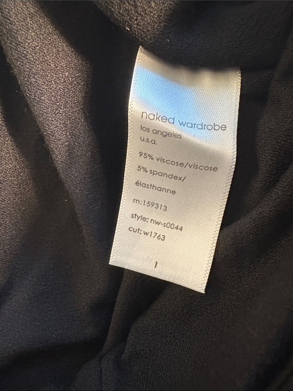 naked wardrobe Black Midi Pencil Skirt NWOT - Picture 4 of 7